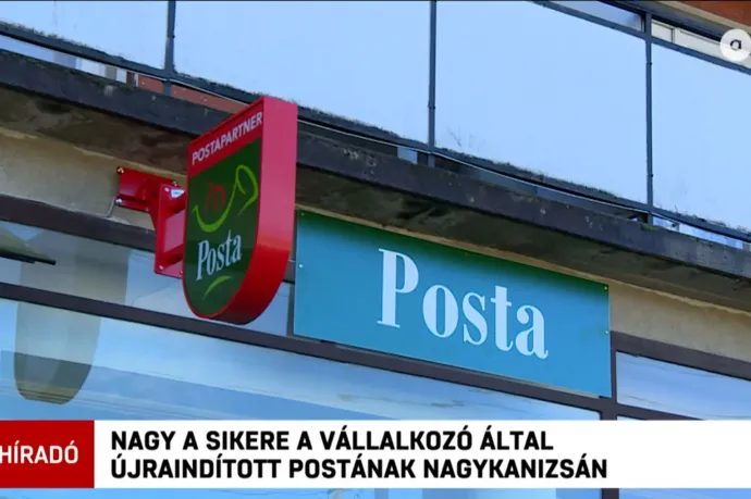 Vállalkozó nyitott újra egy bezárt kispostát Nagykanizsán