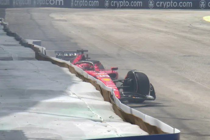 Alonso az utolsó körben jött fel a 3. helyre Brazíliában, Leclerc már a felvezető körben kicsúszott