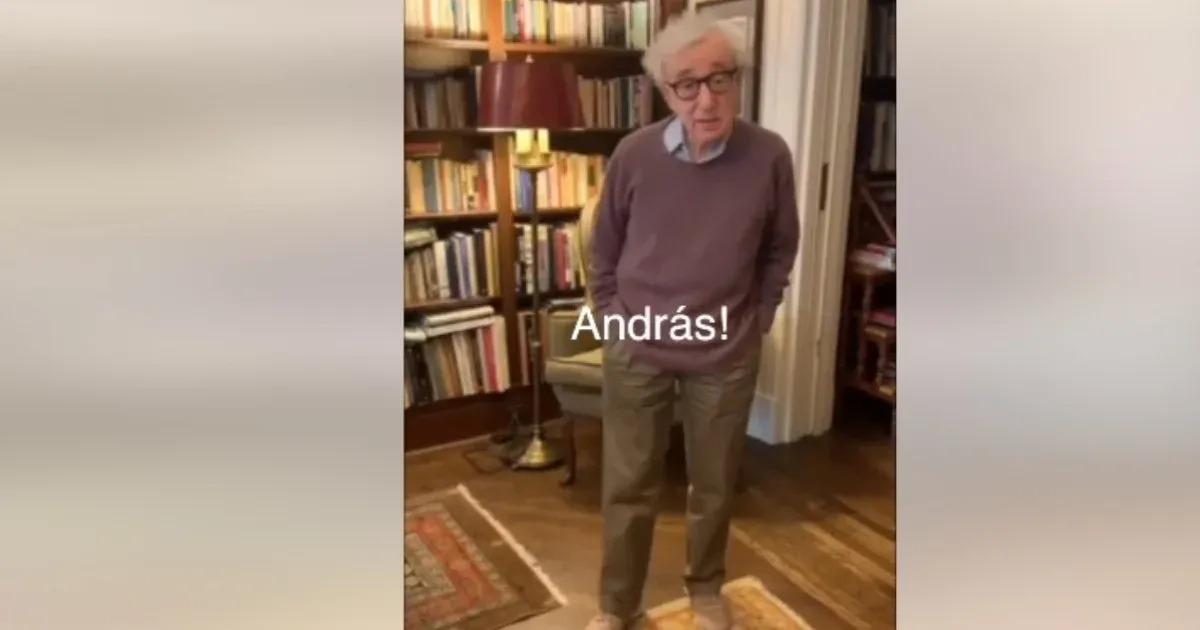 Woody Allen sends video greeting to Hungarian actor playing his character for fourty years