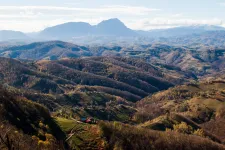 Őszi vörösekben és sárgákban pompázó panorámákkal, eklektikus ösvényekkel lepett meg a Brassó melletti Kotla-hegy