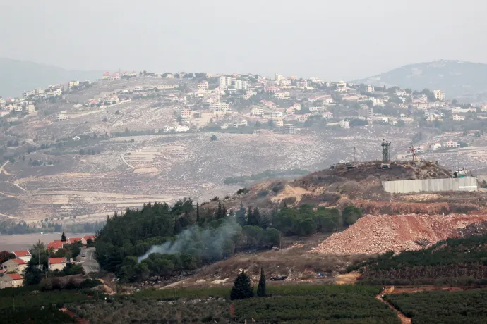 Az izraeli-libanoni határvidék 2023. november 11-én – Fotó: Hassan Fneich / AFP