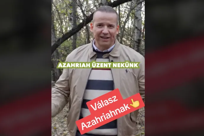 Toroczkai majdnem visszaszólt Azahriahnak, de aztán inkább a médiát és az Instagramot gyalázta