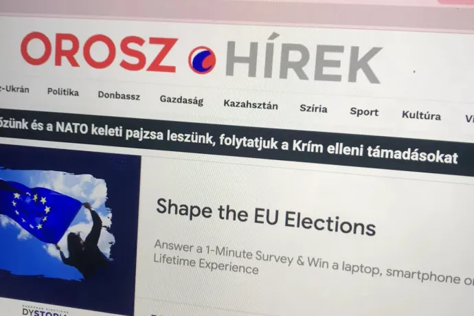 Lakmusz: 1500-nál több cikket szemlézett az Orosz Hírek propagandaoldaltól a Magyar Hírlap