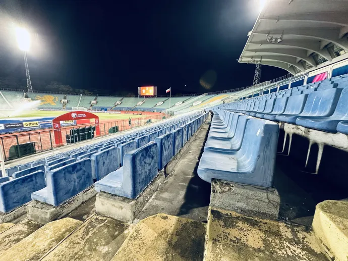 A szófiai stadion – Fotó: Telex