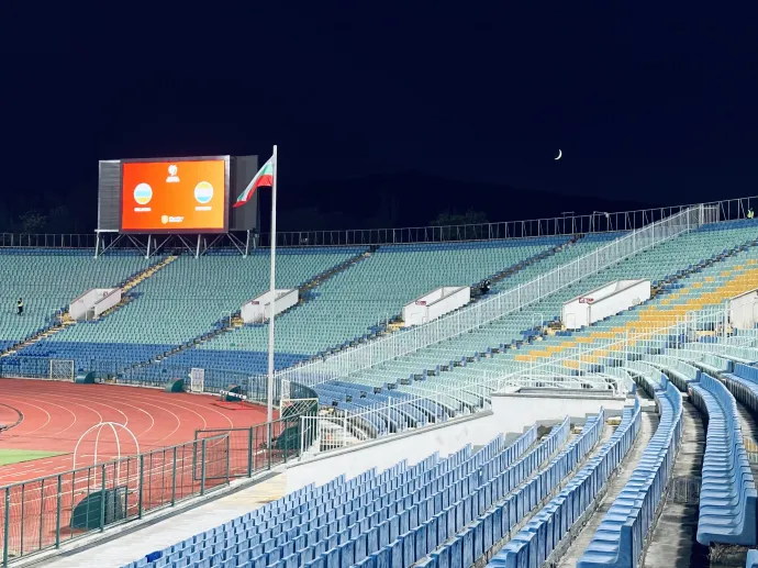 A szófiai stadion – Fotó: Telex