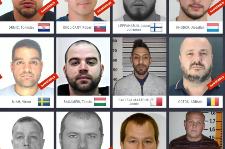 Bagaméri és társa is felkerült az Europol legkörözöttebb bűnözőinek listájára