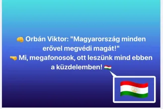 A Megafon a tádzsik zászlóval tett hűségesküt Orbán Viktor és Magyarország megvédése mellett