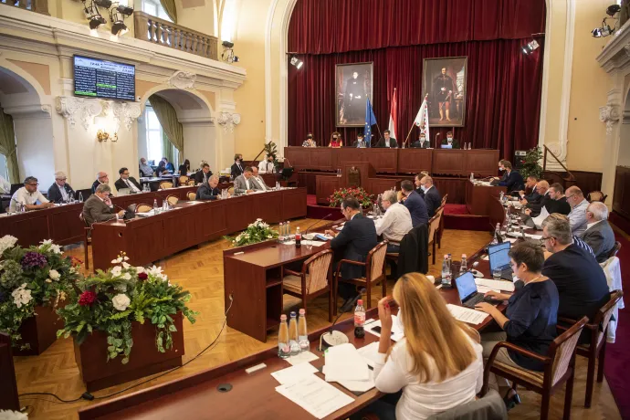 A Fővárosi Közgyűlés 2023. szeptember 1-i ülése – Fotó: Bődey János / Telex