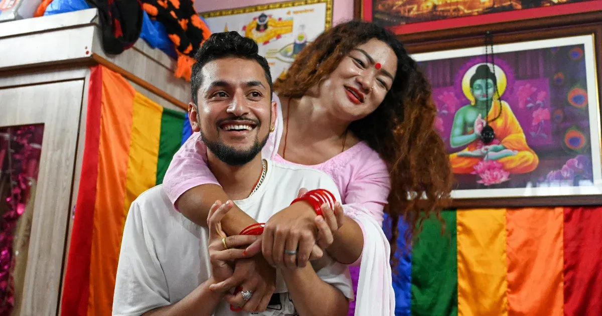 Elismerték az első melegházasságot Nepálban
