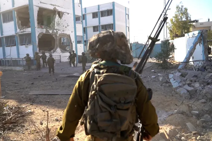 Izraeli katonák Dzsabáliában – Fotó: Israel Defense Forces / Reuters