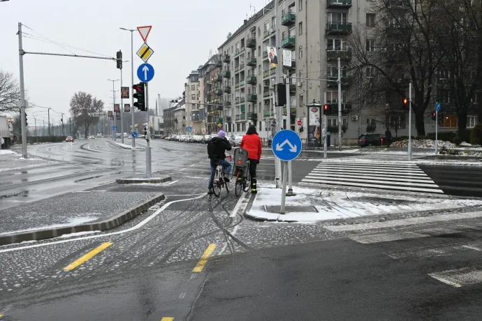 Jeges latyakban teszteltük Észak-Buda új kerékpáros útvonalát