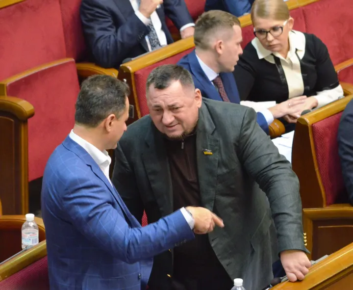 Gerega képviselő az ukrán parlamentben – Fotó: Олександр Герега / Facebook