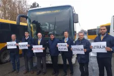 A sofőrök 39 százaléka sztrájkolt hétfőn a Volánbusznál, de a többiek nagy részének nem is volt szabad