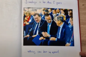 Fotóalbumot csinált egy német EP-képviselő arról, milyen autokratákkal találkozott idén Orbán és Szijjártó