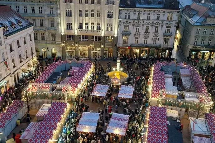 A pozsonyi adventi vásáron is olcsóbb a magyar lángos, mint Budapesten