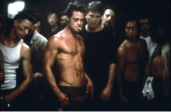 Brad Pitt a Harcosok klubjában – Fotó: Fox 2000 / AFP