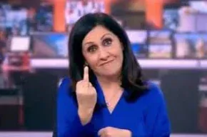 Kedves tévénézők! A BBC bemondónője nem bemutatott a nagyvilágnak, csak poénra vette a visszaszámlálást!