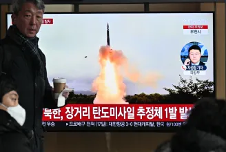 Nagy hatótávolságú ballisztikus rakéta fellövésével válaszolt Észak-Korea az amerikai–dél-koreai tárgyalásokra
