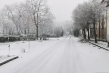 Ipari hó borította be Vácot és Angyalföldet
