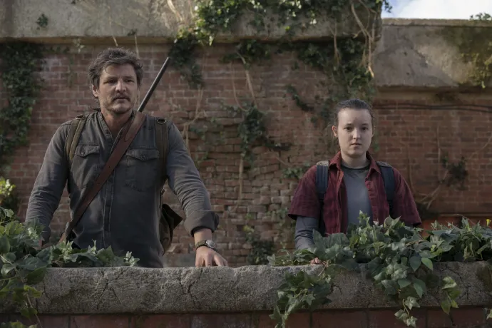 Pedro Pascal és Bella Ramsey a The Last of Usban – Fotó: HBO