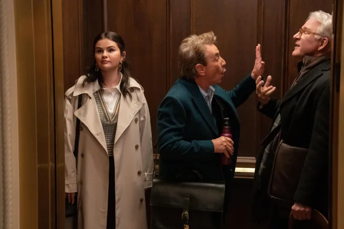 Selena Gomez, Martin Short és Steve Martin a Gyilkos a házban sorozatban – Fotó: Patrick Harbron / Hulu
