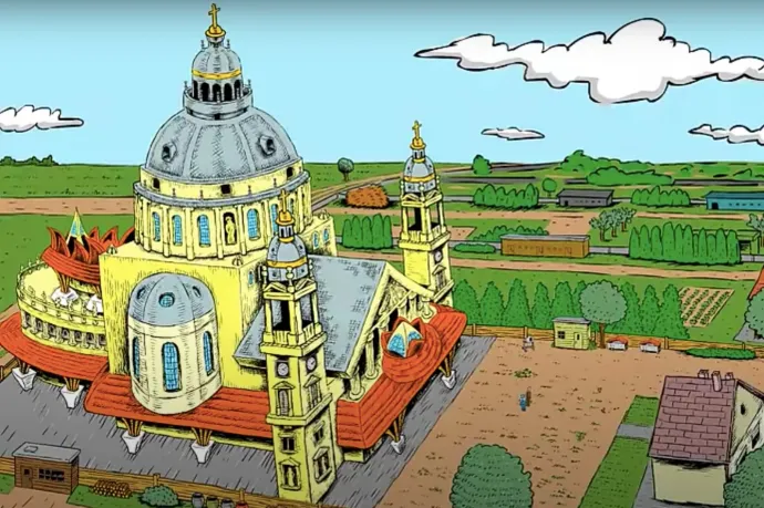 Nyári konyha helyett bazilika épült a kert végében – Felcsútról szól Bödőcs Tibor szilveszteri videója