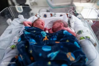 Éjfél után egy perccel született az idei első baba Magyarországon