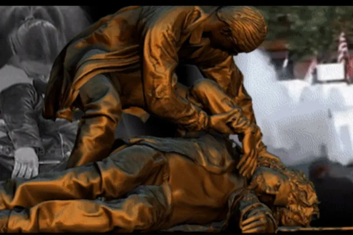 A 2006-os szemkilövetésről állítana szobrot Orbán Viktor rajongója