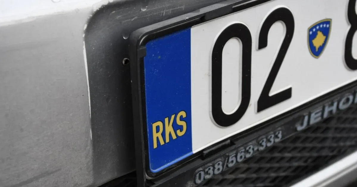 Serbian license plates no longer need to be covered in Kosovo