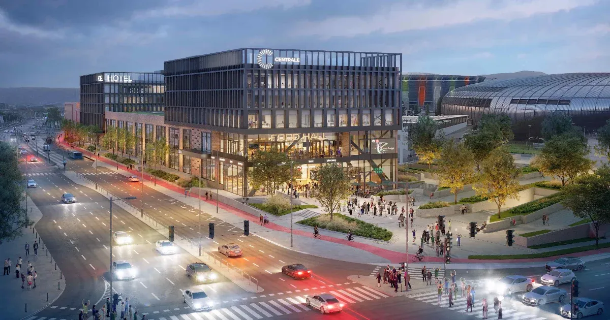 Négycsillagos szálloda és irodaház épül a Puskás Ferenc Stadion metrómegálló tetejére
