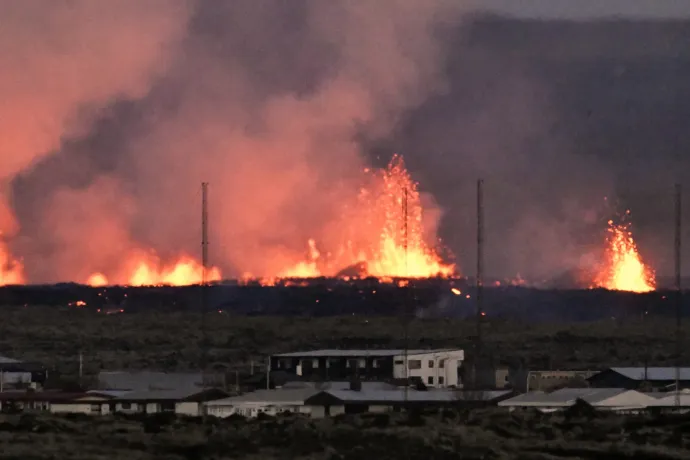 Izland felkészült a vulkánkitörésre, de a láva így is elérte a házakat, a helyzet súlyos