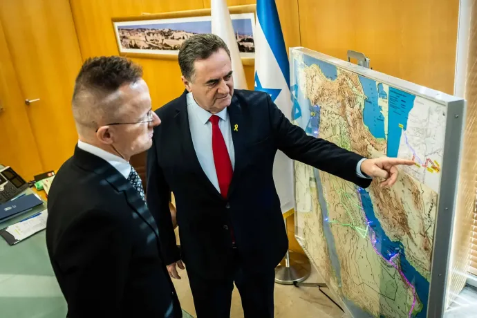 Szijjártó Péter Israel Katz külügyminiszterrel Jeruzsálemben – Fotó: Szijjártó Péter / Facebook