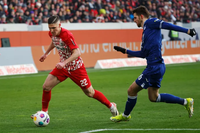 Sallai Roland góljával nyert a Freiburg a Hoffenheim ellen – Fotó: Philipp Von Ditfurth / dpa / AFP