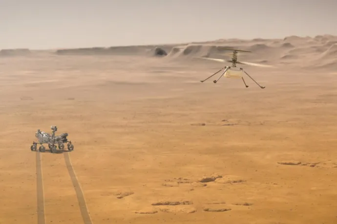 Két napra elvesztették a marshelikoptert, de most újra tud kommunikálni vele a NASA