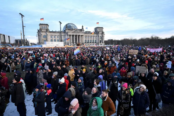 Vasárnap ismét százezren tüntettek német nagyvárosokban az AfD ellen