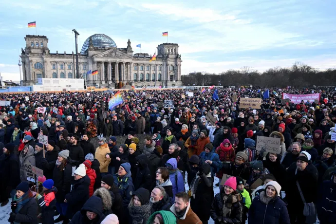 Vasárnap ismét százezren tüntettek német nagyvárosokban az AfD ellen