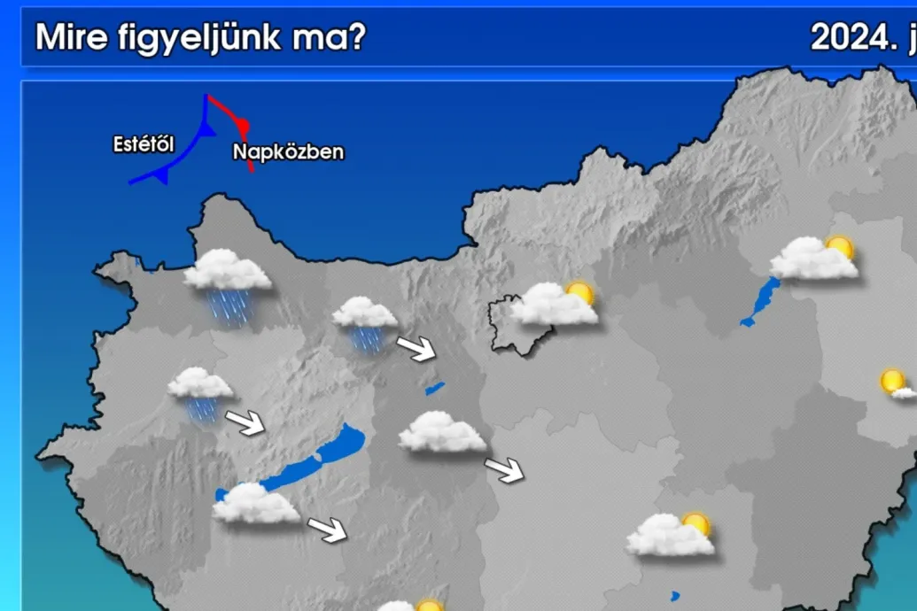 Enyhe, változékony, szeles időnk lesz