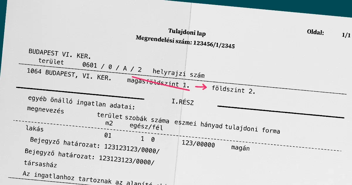 Negyven éve lakik ugyanabban a lakásban, de évekkel ezelőtt átírták a lakcímét