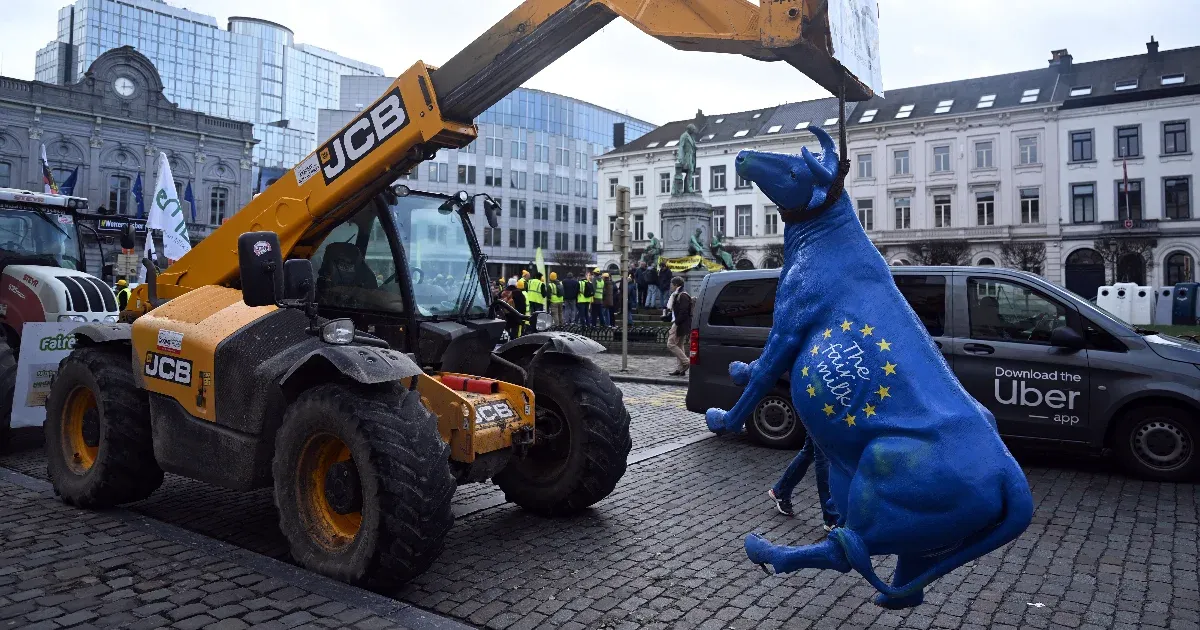 Brüsszelben szervezett tüntetést az MCC helyi központja az EU agrárpolitikája ellen
