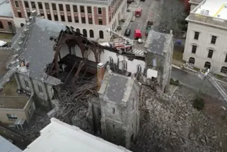 Kártyavárként omlott össze egy amerikai templom