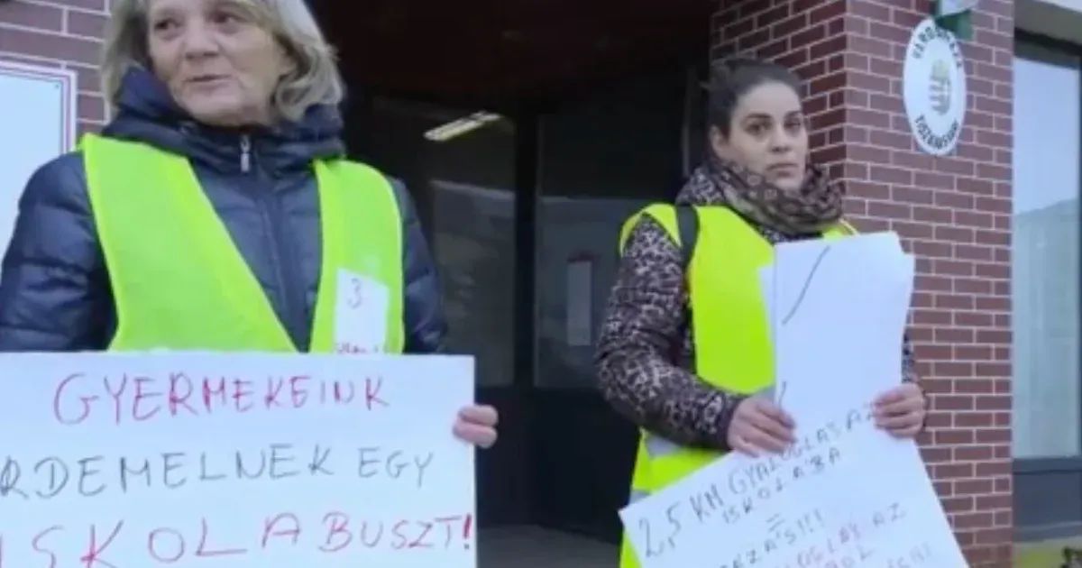 3 kilométert gyalogolnak a tiszavasvári gyerekek hóban-fagyban az iskolába, majd ugyanannyit haza
