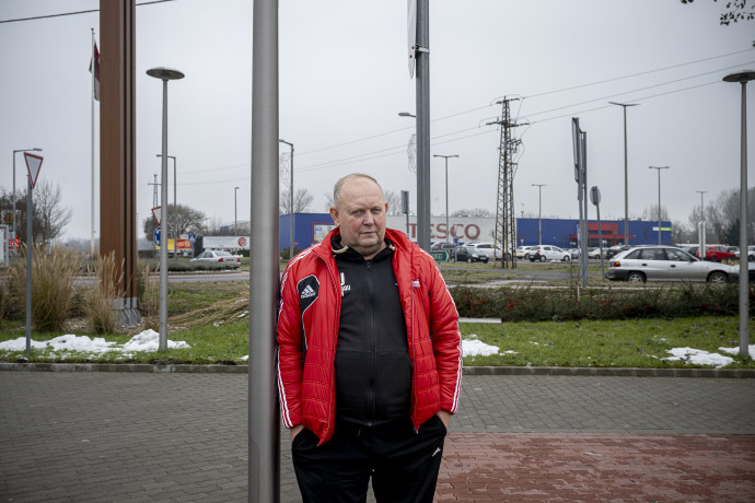 Balla János a látványosan fejlődő Kisvárdán. Fotó: Hajdú D. András