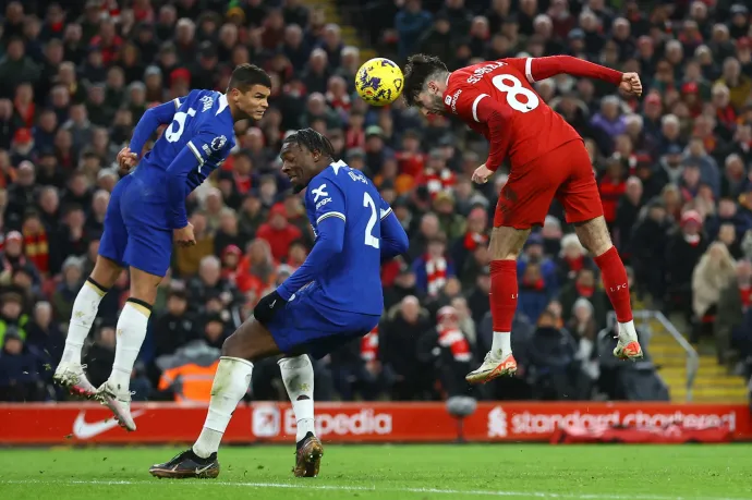 Szoboszlai Dominik gólt fejelt, simán lefocizta a Chelsea-t a Liverpool