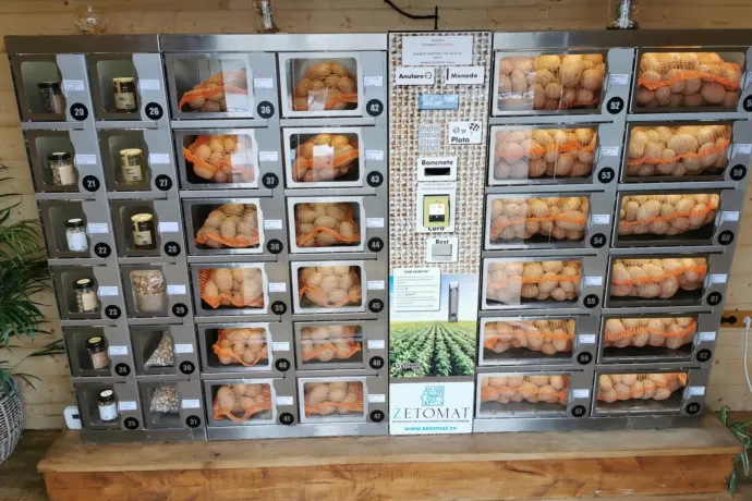 Már krumplit is lehet automatából vásárolni Erdélyben