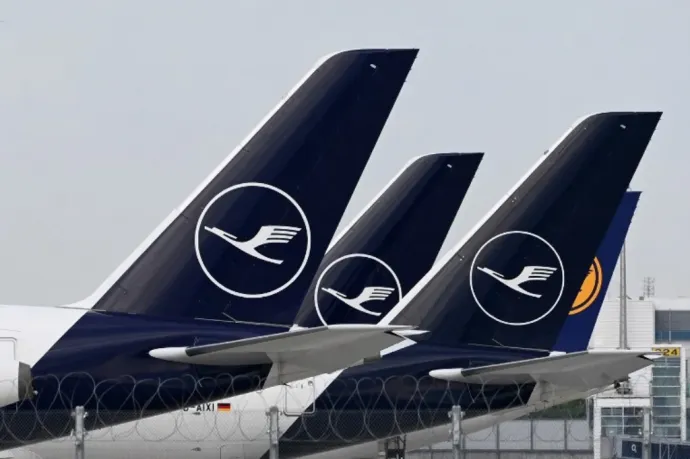 Sztrájkolnak a Lufthansa alkalmazottai szerdán, a légitársaság két budapesti járatot is törölt