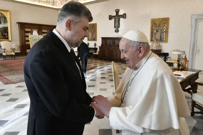Kolozsvári ikonfestő munkáját ajándékozta Ferenc pápának a román miniszterelnök