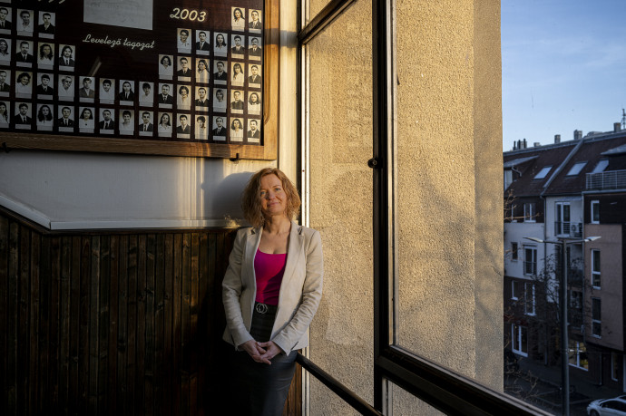 Hupuczi Júlia, a Szegedi Tudományegyetem dékánhelyettese a hódmezővásárhelyi Mezőgazdasági Karon. Fotó: Hajdú D. András