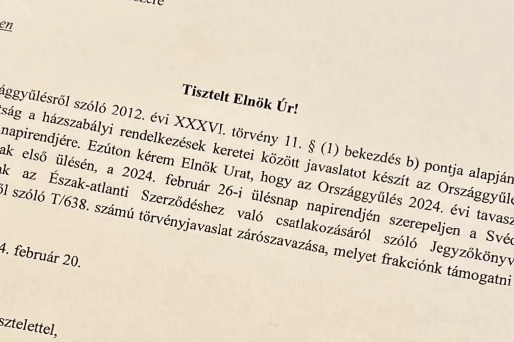 Megtört a jég, a Fidesz-frakció támogatja a svéd NATO-csatlakozást