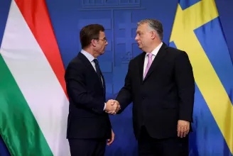 Budapesten járt a svéd miniszterelnök, hétfőn szavaz a magyar parlament Svédország NATO-csatlakozásáról