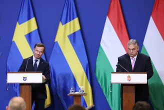 Kristersson fejet hajtott Orbán előtt a svéd lapok szerint
